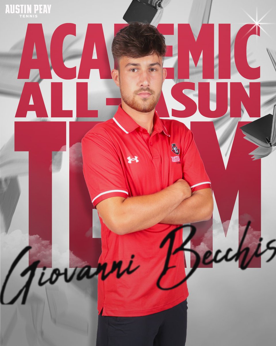 𝗚𝗜𝗢𝗩𝗔𝗡𝗡𝗜 𝗕𝗘𝗖𝗖𝗛𝗜𝗦: 𝗔𝗖𝗔𝗗𝗘𝗠𝗜𝗖 𝗔𝗟𝗟-𝗔𝗦𝗨𝗡🎩🎾

<a href="/ASUNSports/">Atlantic Sun Conference</a> | #LetsGoPeay