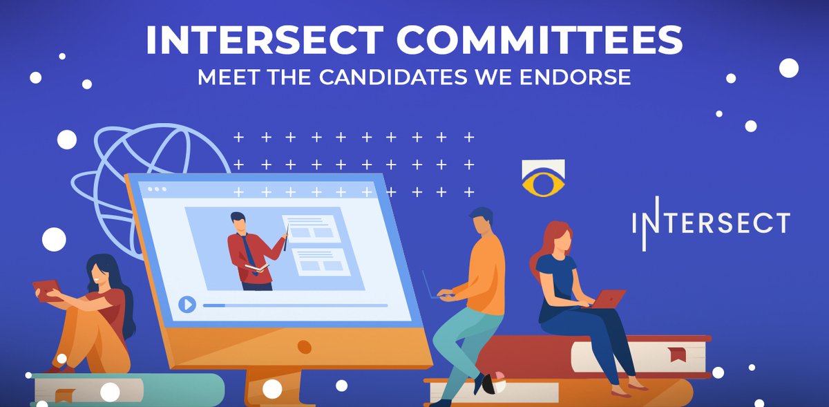 Intersect Committee voting is now live! 🗳️

This thread will show you how to log in, view candidates, and vote.

(Reminder: Only individual paying members are eligible to vote)

Follow along to learn the process and meet the candidates we endorse 🧵👇