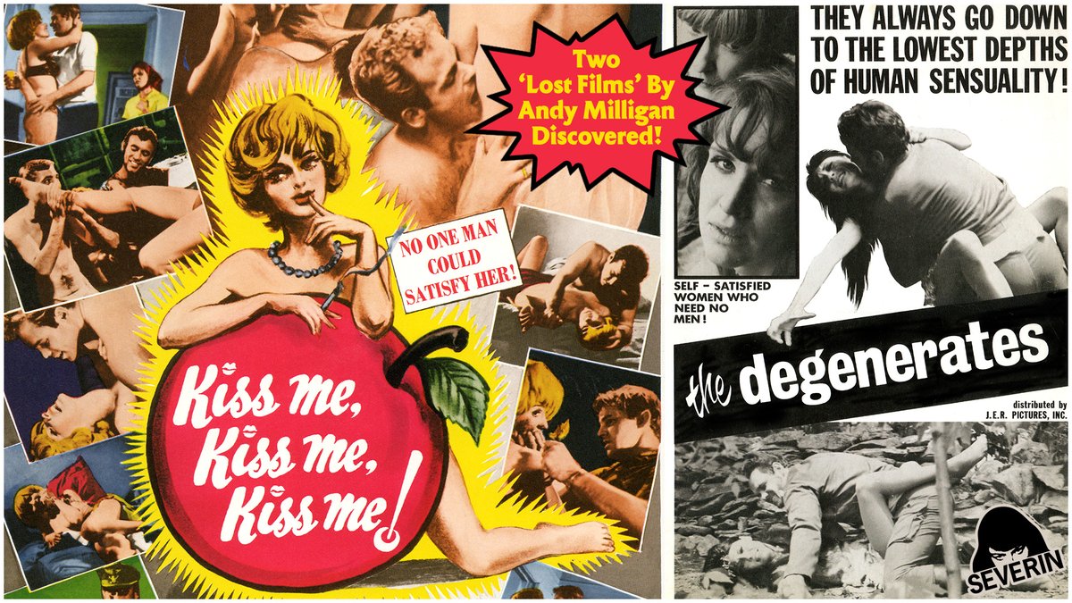 SeverinFilms's tweet photo. The @Tribeca Festival lineup was announced today and the HUGE NEWS for Severin / Andy Milligan fans is that a double feature of long thought lost films by “The Fassbinder of 42nd Street” (Artforum), https://t.co/LxKFZ8FsHL