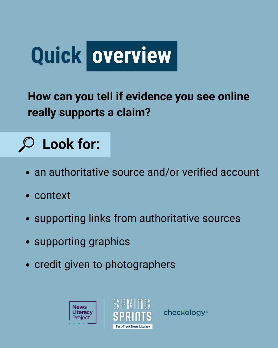 The News Literacy Project tweet media