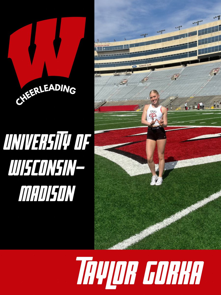 Congratulations to Taylor for making the All Girl Team at UW Madison!