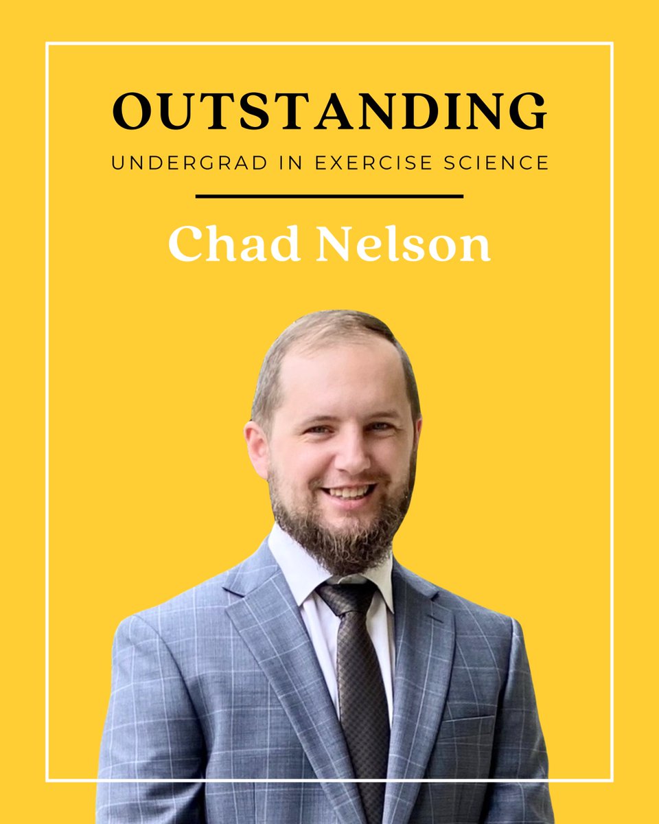 Congrats to Chad Nelson, Outstanding Undergraduate Student in Exercise Science for <a href="/SouthernMissSKN/">SouthernMissSKN</a>! 🎉👏🦅