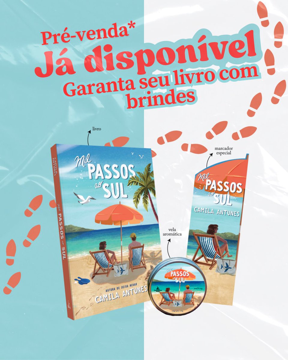 camilautora's tweet photo. Para descobrir leia Mil passos ao sul que está em pré-venda COM BRINDES hoje na Amazon ❤️ #fofocaliterária https://t.co/iy6lK4UkAx