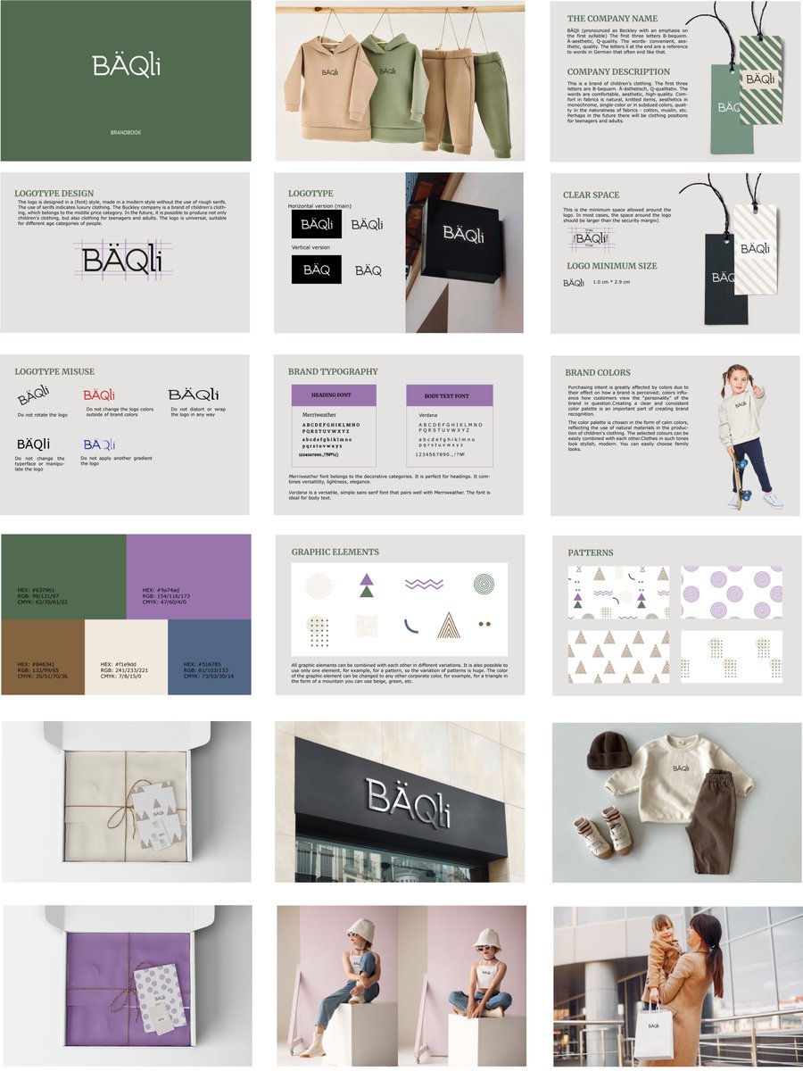 sfome66's tweet photo. Brandbook design for BAQLI — a children's clothing brand combining comfort, playfulness, and timeless style.
Created a cohesive visual identity that reflects the warmth and charm of childhood.
#BrandbookDesign #KidswearBrand #VisualIdentity #GraphicDesign https://t.co/G07TzYuvF8
