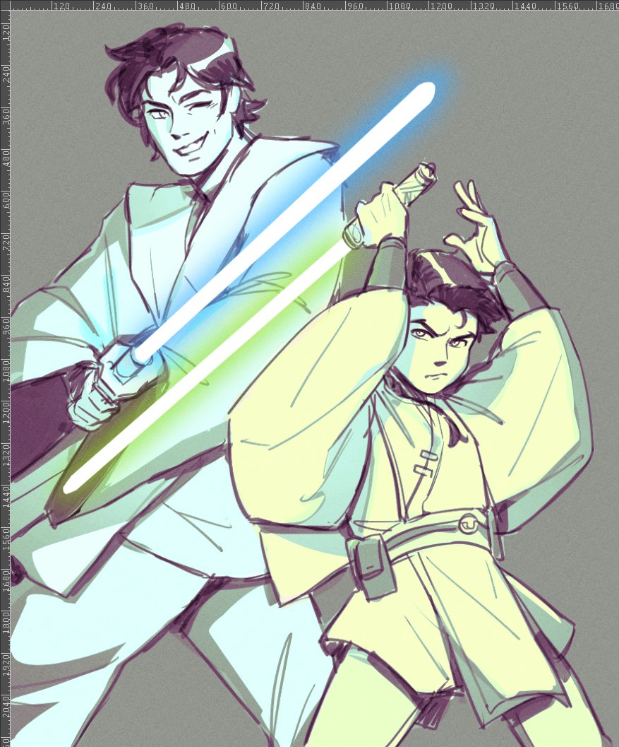 arkhamochi's tweet image. *lightsaber noises*
#dickgrayson #damianwayne