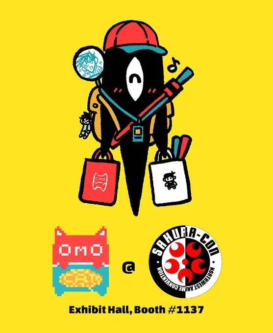 OMOCAT will be at Sakura-Con, april 18-20 (exhibit hall, booth #1137)see what we're bringing here! ( 