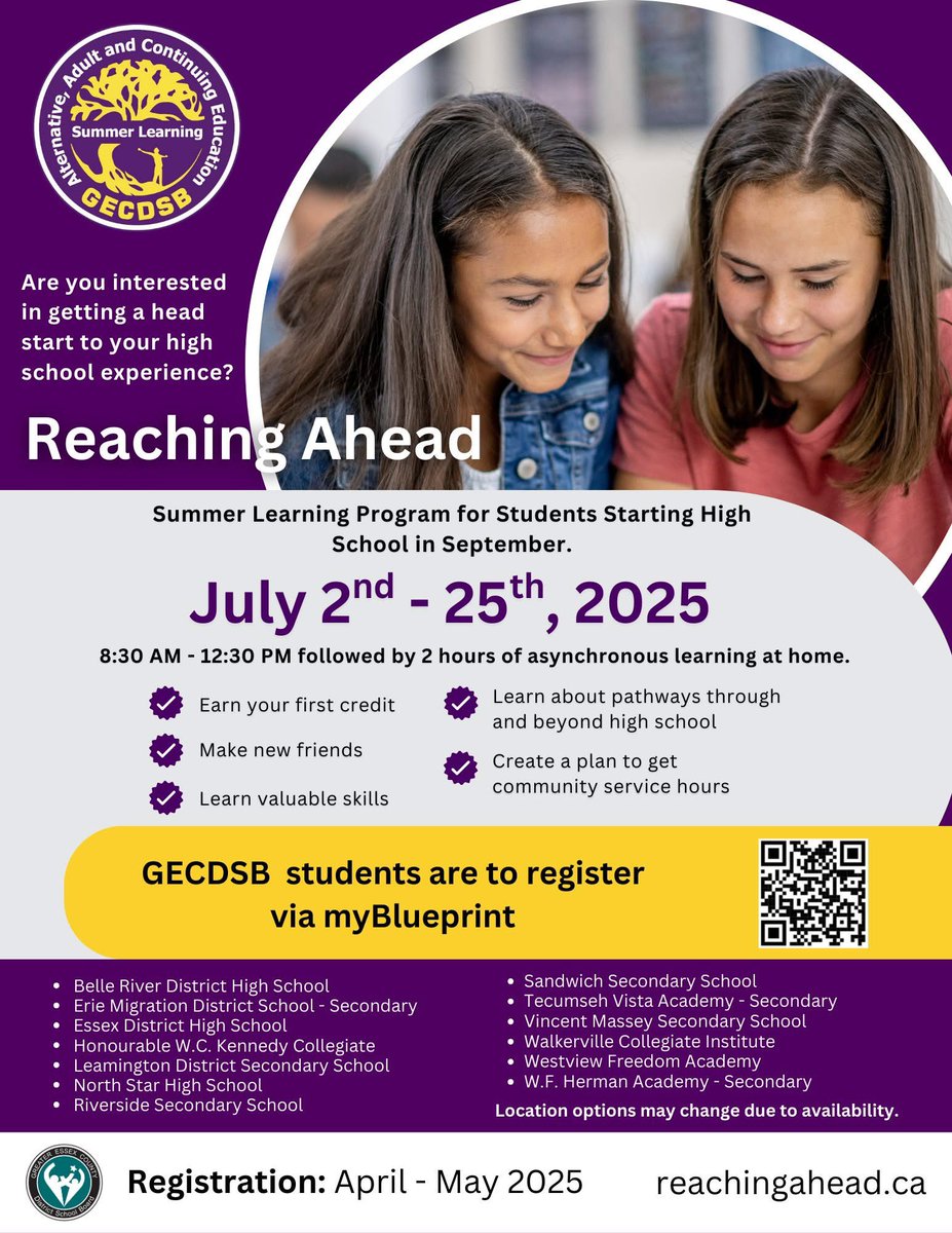 Sandwich Secondary School (@sandwich_sabres) on Twitter photo Reaching Ahead registration is open <a href="/BellewoodBisons/">Ecole Bellewood</a> <a href="/SandwichWestPub/">SandwichWestPublic</a> <a href="/LotOwls/">LOT Owls</a> <a href="/LPSStormWatch/">LaSalle PS Storm</a> Reaching Ahead registration is open <a href="/BellewoodBisons/">Ecole Bellewood</a> <a href="/SandwichWestPub/">SandwichWestPublic</a> <a href="/LotOwls/">LOT Owls</a> <a href="/LPSStormWatch/">LaSalle PS Storm</a>