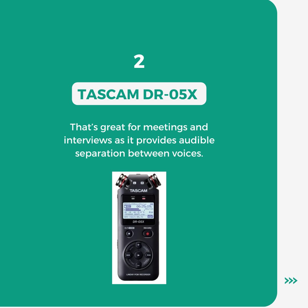 coursifyme's tweet photo. Voice recorders are capable of capturing and recording sounds with greater precision, fidelity and quality. Check out the devices that are among the favorites of 2025. 🤓🗣 https://t.co/OZ1BMO6SHm