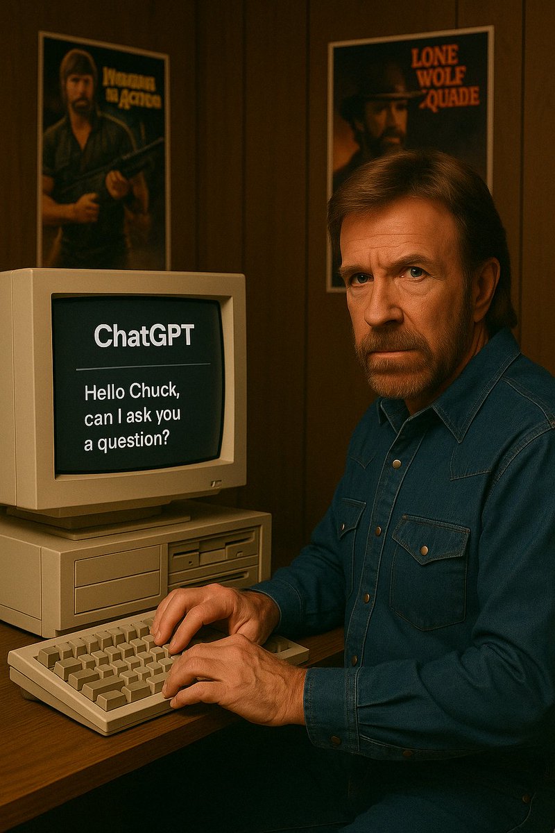 When Chuck Norris logs in, #ChatGPT’s the one asking him the questions