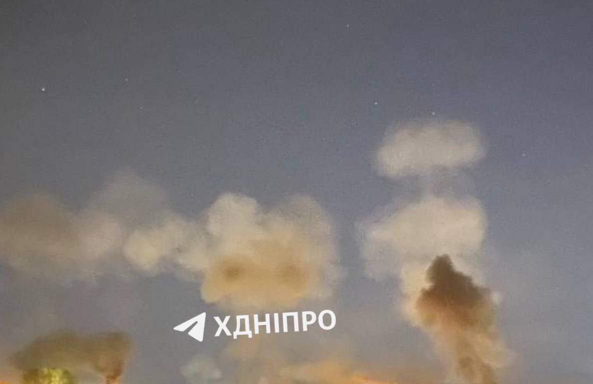 More than 10 explosions have rocked Dnipro in the past 20 minutes.

The city is under assault by deadly Russian drones.