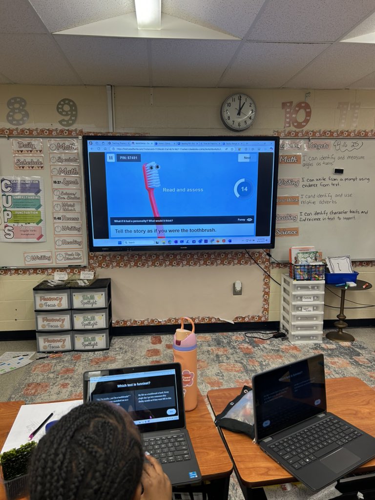 PamRountree's tweet image. Just tried @wewillwrite_com w/ my students &amp;amp; they LOVED it! It’s a gamified writing platform that encourages teamwork w/specific genres, tone, &amp;amp; literary techniques! Engaging &amp;amp; fun! I highly recommend! @lbailey801 @COBB_ELA @CobbInTech #edtech #writingfun #gamifiedlearning