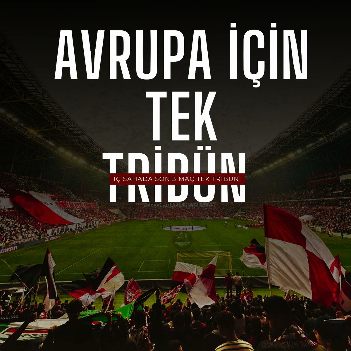 #AvrupaİçinTekTribün