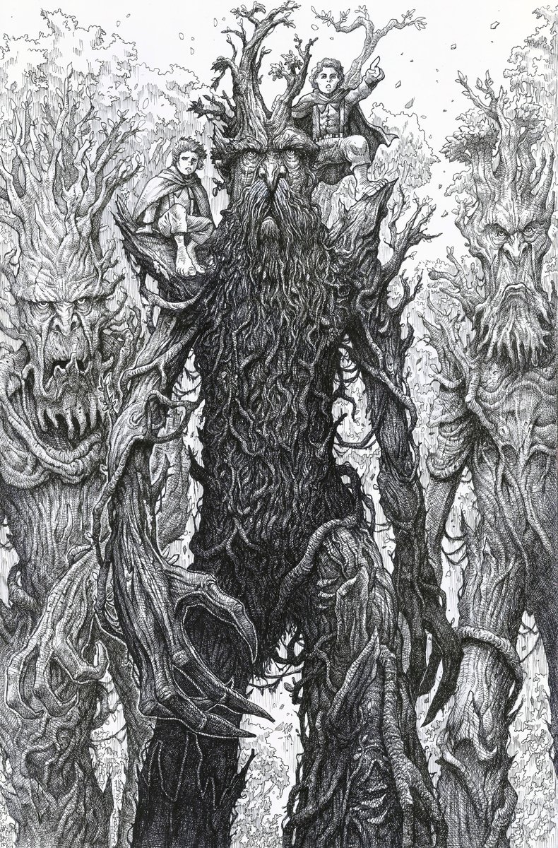 TolkienWonder's tweet image. The Last March of the Ents
by Allen Michael Geneta

What breathtaking detail!