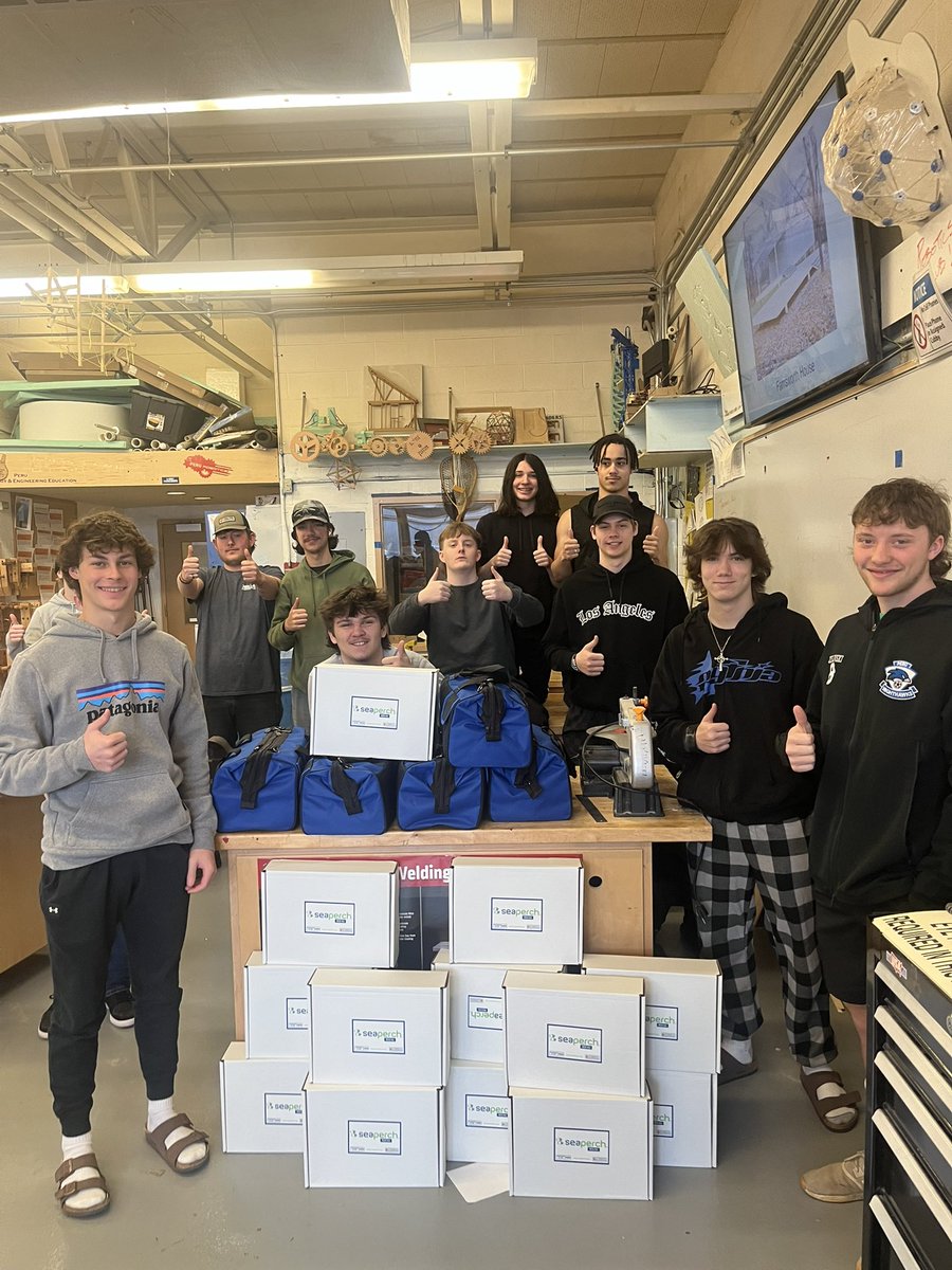 Peru CSD’s Tech Students received another generous donation from <a href="/BuildSubmarines/">Build Submarines</a> ! Peru tech students will now have the opportunity to design and fabricate SROV’s (submersible remote operated vehicles)- Inspiring young people toward a career in tech