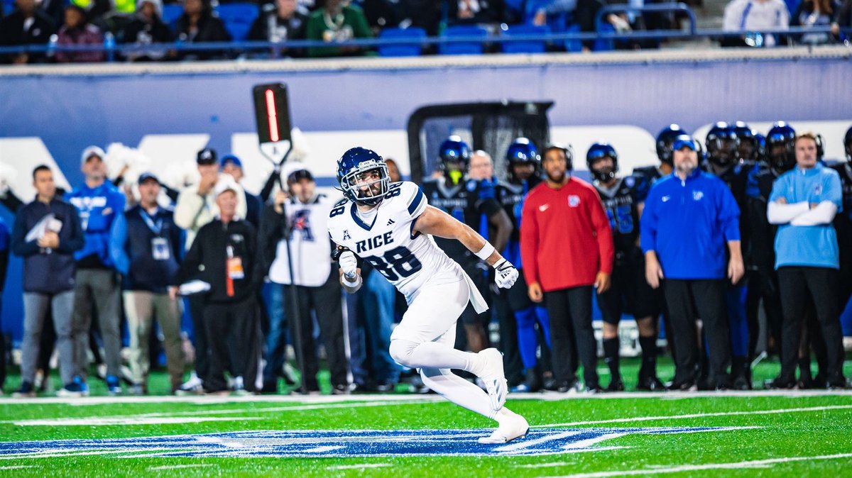 I am entering the transfer portal as a graduate transfer with one season of eligibility remaining.

Thank you, Rice University, for an amazing four years.