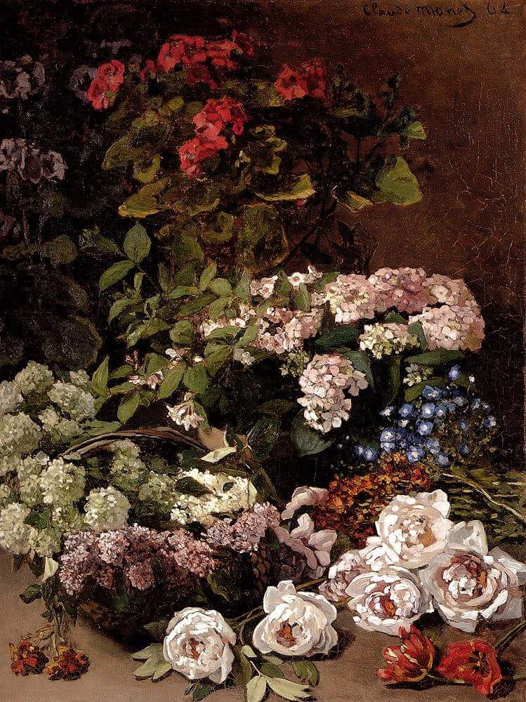 Spring Flowers, 1864.

Claude Monet