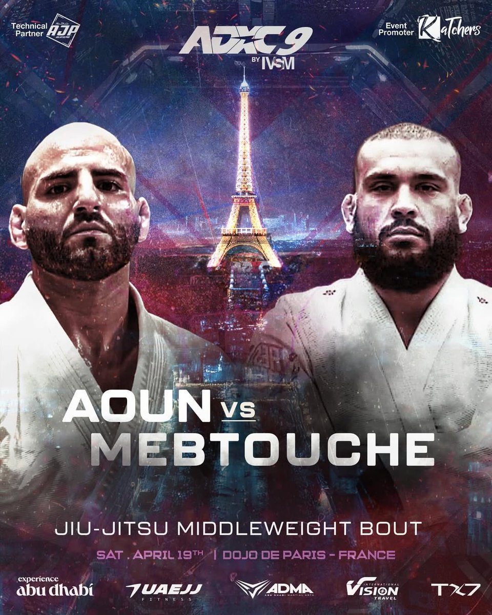 RepresentLTD's tweet photo. ADXC READY // PARIS, FRANCE

Dory AOUN travels to Paris in a super match under @adxc_official — DONT MISS THE SHOWDAOUN!

#represent
#imdaoun 
#adxc9 

Photo reposted from ADXC https://t.co/Q93khtRZwe
