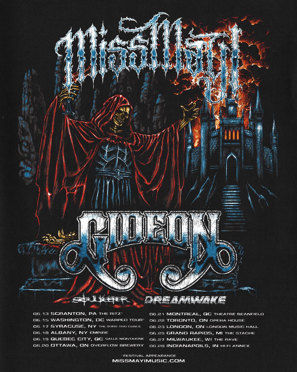 whosryanneff's tweet photo. Pumped to announce our first US headline run of 2025 w/ Gideon, Dreamwake &amp; Soulkeeper.

Milwaukee’s my first home show since moving — can’t wait.
Back to Canada for the first time since fall 2022 too!

Tickets + VIP: https://t.co/PUkcTQBgFt
Let’s go. https://t.co/nHJDNWARck