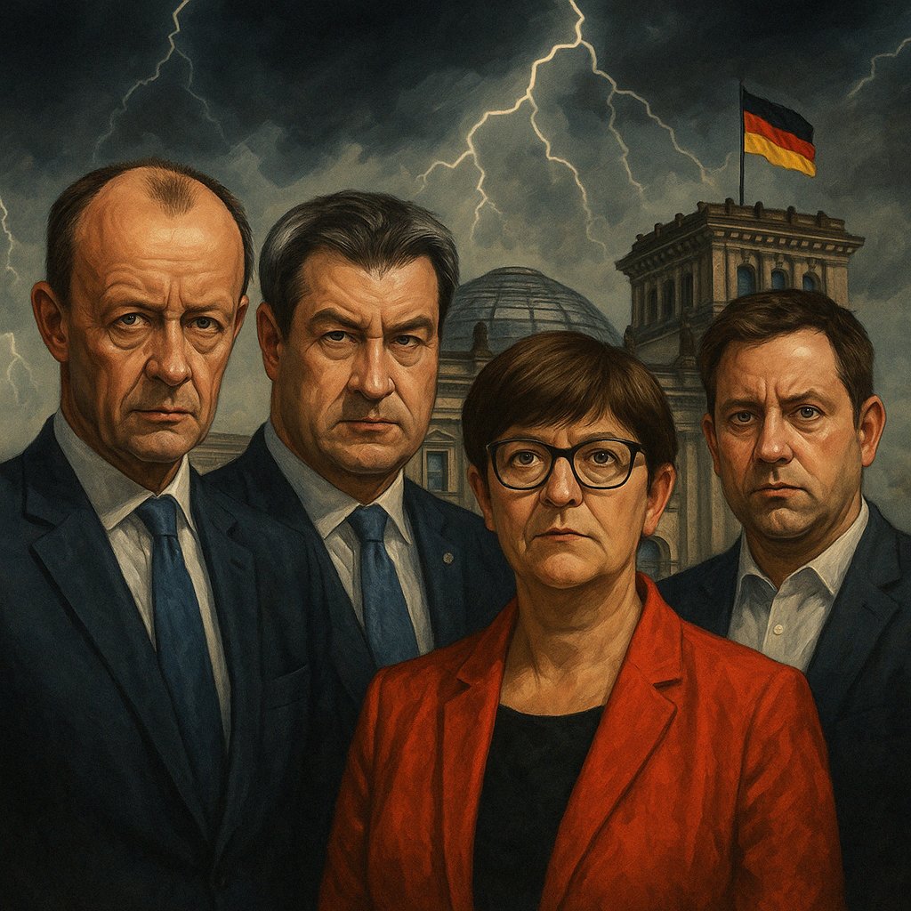 oranged_mike's tweet image. 🚨 Der neue Koalitionsvertrag ist da 
Ministerien wild verteilt, Schulden ohne Ende, Kontrollstaat auf dem Vormarsch – und trotzdem feiern sich alle. 🤯
meinemeinung.substack.com/p/der-koalitio…