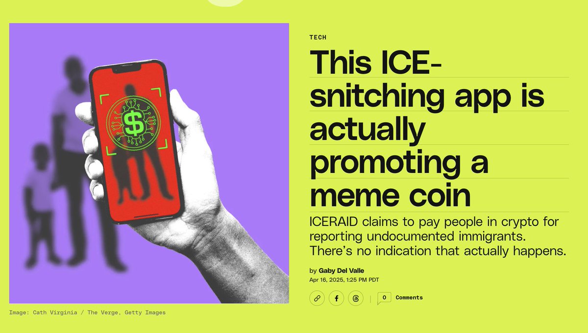 thought i was writing a story about an app that pays crypto bounties for  reporting undocumented immigrants. but i was actually writing a story about  something worse: a crypto pump-and-dump disguised as