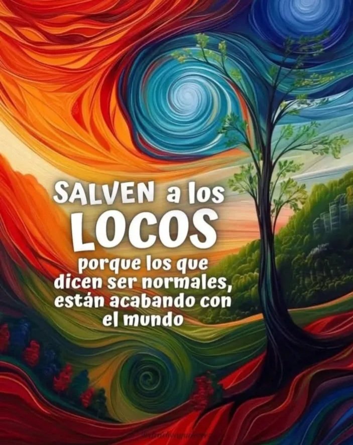Pensando y hablando con unos locos,  llegaron a esta conclusión, seguir apostando por el amor y la unión en ser empaticos para todos y decidieron continuar enviando la bendición de Dios sobre uds. Recuerden hacer el bien sin mirar a quién. 🌐