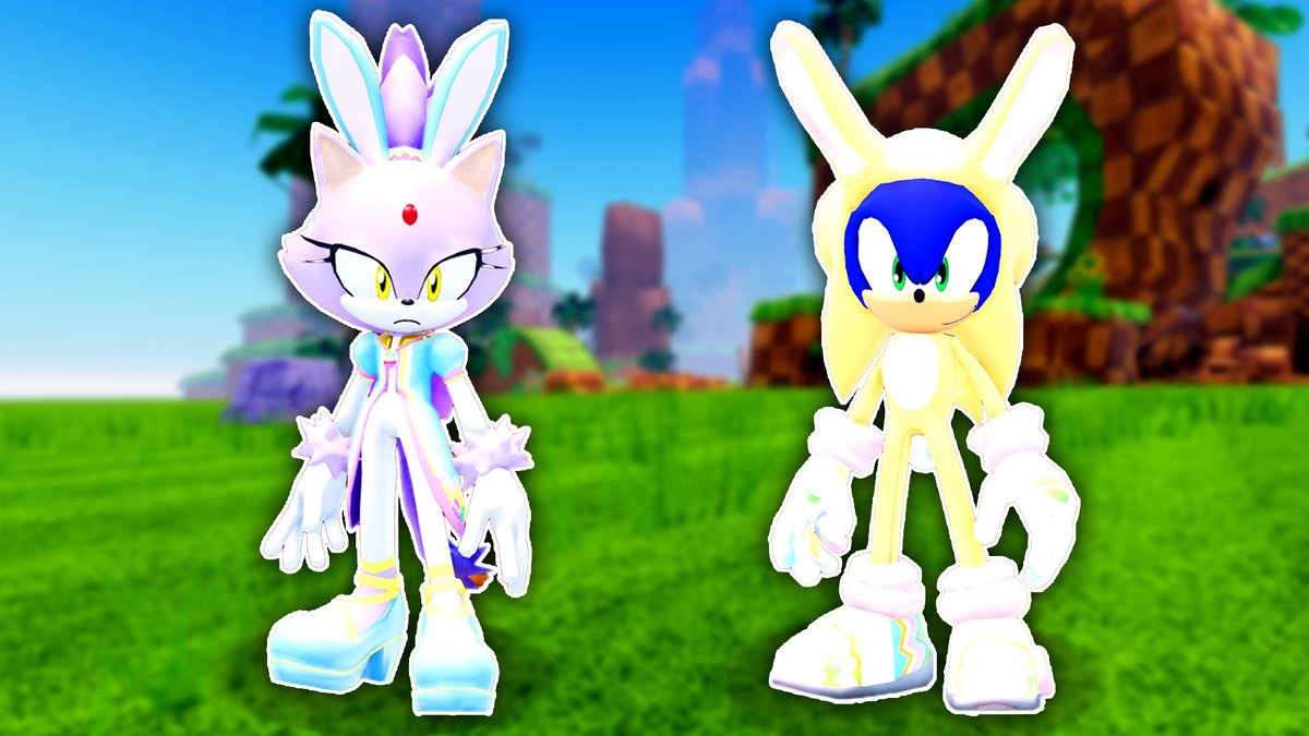 SonicSimulator's tweet photo. Who's completed the EASTER EVENT in #SonicSpeedSimulator 🤔? If you haven't, there's still time! 

Play now to collect eggs and unlock easter skins for Sonic and Blaze before the event ends this Saturday (April 26th) 🐰! https://t.co/hjY9lLCDLd