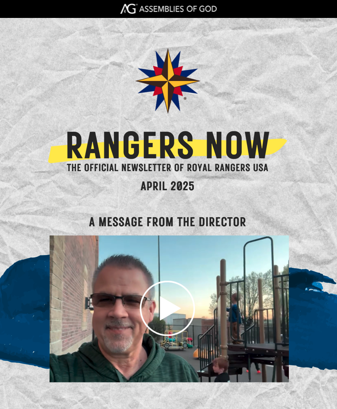 Sent! 📩 If you'd like Rangers Now delivered to your inbox monthly (it's short and sweet), send an email to rangers@ag.org with your name and email address. Click here to read April's issue → mailchi.mp/ag/rangers-now…