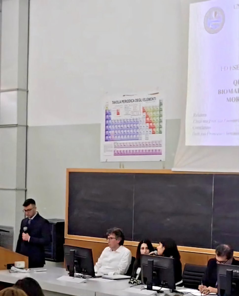 Eleonora Macchia (@macchiaele) on Twitter photo 🎓 Congratulations to Alessandro Boccuzzi on graduating today with a Master’s Degree in Pharmacy from the Department of Pharmaceutical Sciences!
Wishing you all the best for the exciting path ahead. Well deserved, Alessandro! 👏✨
#Graduation #Pharmacy #ProudMoment <a href="/unibait/">Uniba.it Aldo Moro</a> 🎓 Congratulations to Alessandro Boccuzzi on graduating today with a Master’s Degree in Pharmacy from the Department of Pharmaceutical Sciences!
Wishing you all the best for the exciting path ahead. Well deserved, Alessandro! 👏✨
#Graduation #Pharmacy #ProudMoment <a href="/unibait/">Uniba.it Aldo Moro</a>