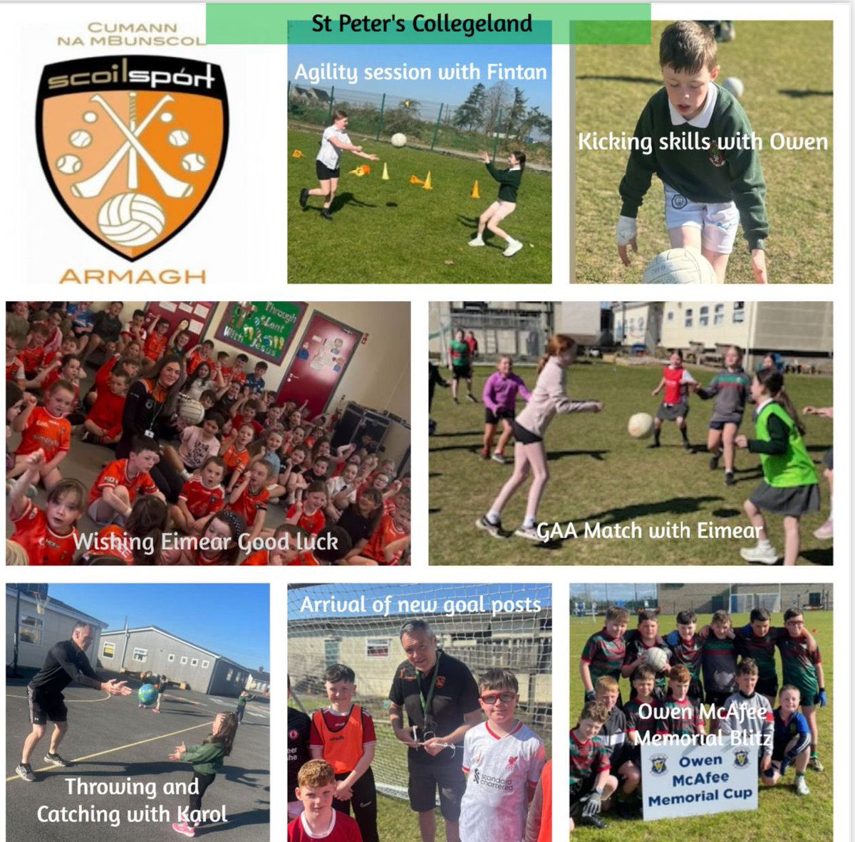 Armagh GAA mBunscol (@armaghcnamb) on Twitter photo The children of St Peter’s Collegeland were busy during National Cumann na mBunscol week with all their activities. An enjoyable week for all the children. <a href="/AllianzIreland/">Allianz Ireland</a> <a href="/CollegelandGAA/">Collegeland GAA</a> #NationalCumannNamBunscol2025 #stopthedrop The children of St Peter’s Collegeland were busy during National Cumann na mBunscol week with all their activities. An enjoyable week for all the children. <a href="/AllianzIreland/">Allianz Ireland</a> <a href="/CollegelandGAA/">Collegeland GAA</a> #NationalCumannNamBunscol2025 #stopthedrop