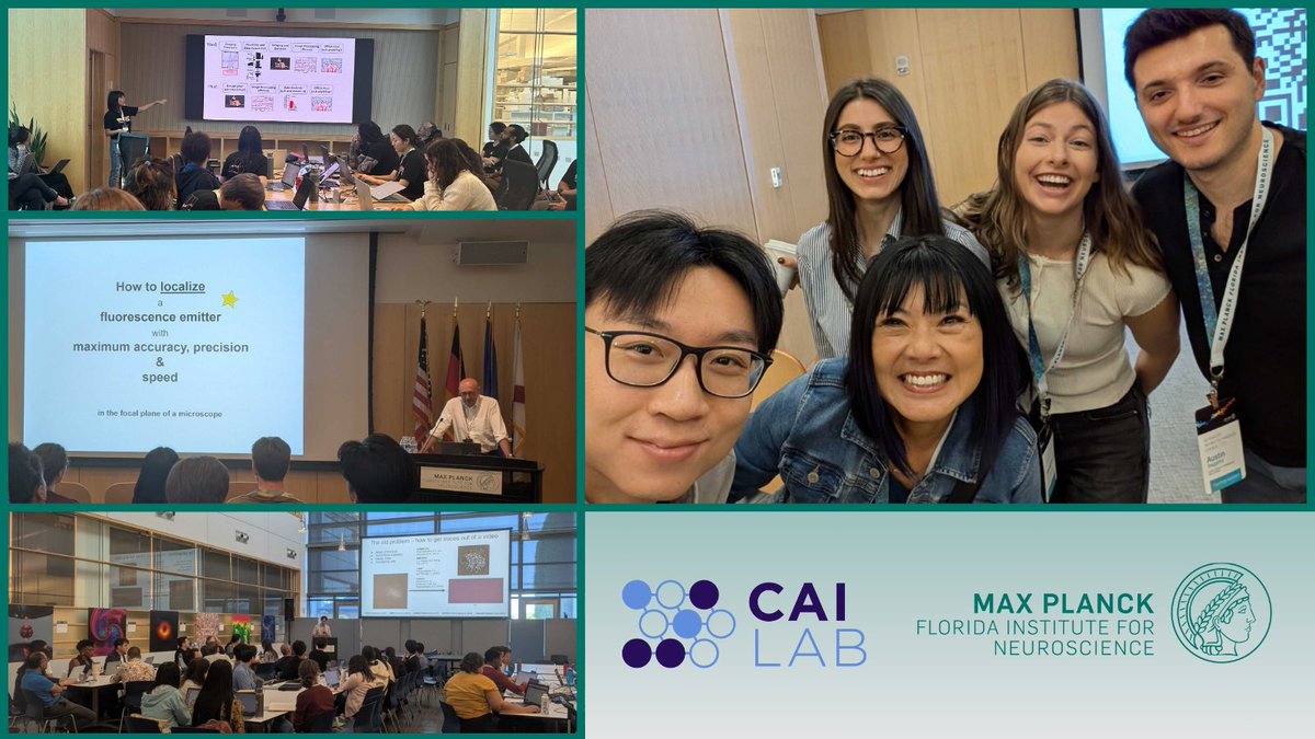 Denise J. Cai, Ph.D. (@denisejcai) on Twitter photo The Cai Lab is at <a href="/MPFNeuro/">Max Planck Florida Institute for Neuroscience</a>’s Emerging Neurotechnology course this week, running a #Miniscope workshop. The course kicked off Monday with an AMAZING keynote by Nobel Laureate <a href="/Stefan_W_Hell/">Stefan W. Hell</a>.
Looking forward to the rest of the week’s activities! 🤓 The Cai Lab is at <a href="/MPFNeuro/">Max Planck Florida Institute for Neuroscience</a>’s Emerging Neurotechnology course this week, running a #Miniscope workshop. The course kicked off Monday with an AMAZING keynote by Nobel Laureate <a href="/Stefan_W_Hell/">Stefan W. Hell</a>.
Looking forward to the rest of the week’s activities! 🤓