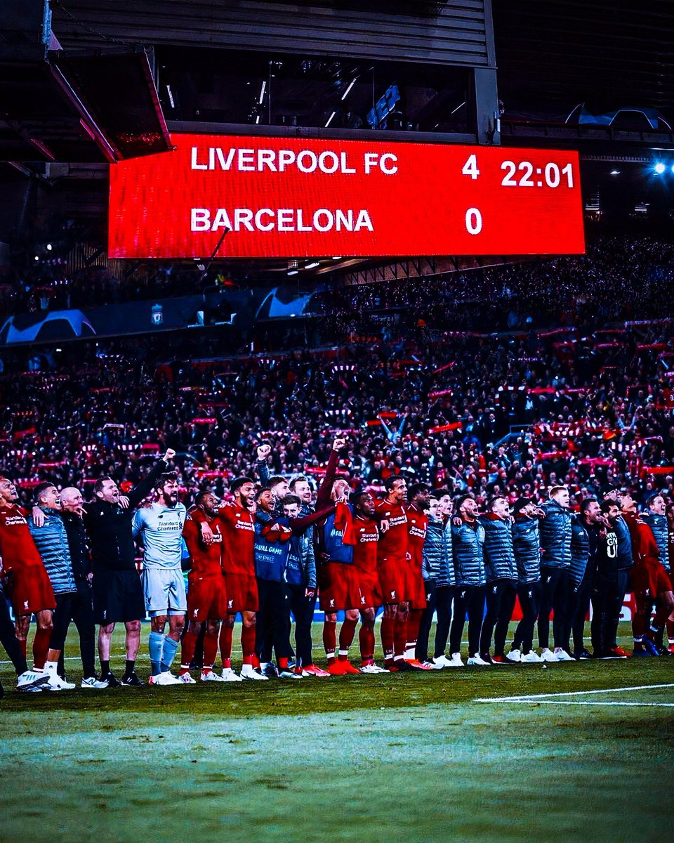 Producing miracles from 3-0 down in the 1st leg, not for everyone. 🤷🏻‍♂️