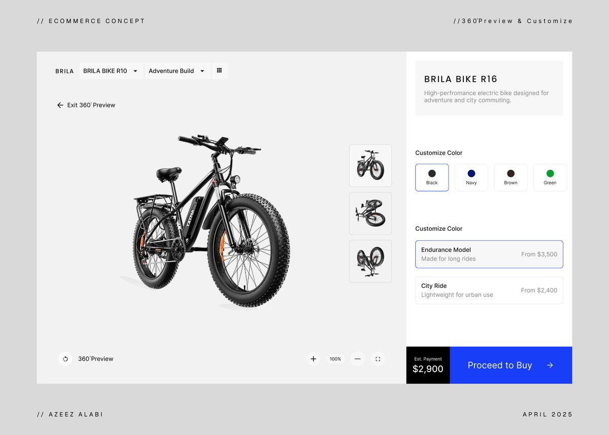 DesignwithZyz's tweet image. Hey techies 👋🏾🧑‍💻🧑🏾‍🍳. I designed an E-commerce concept (Product Details). What do you think?
I am available for design gigs 🙏
Inspired @Austine_Ifenna