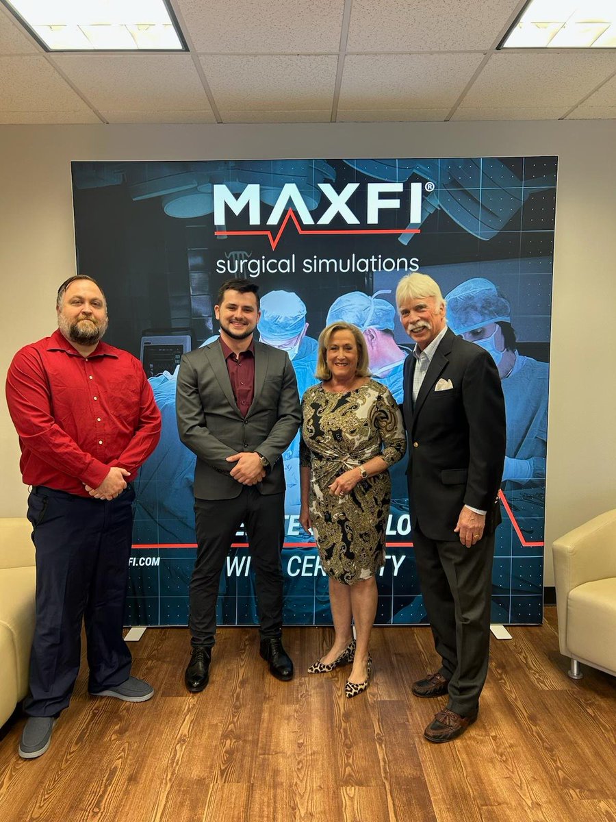 Maximum Fidelity Surgical Simulations (@maxfisurgical) on Twitter photo Grateful for <a href="/RepAnnWagner/">Ann Wagner</a> for visiting the MaxFi Surgical Simulations lab in St. Louis! 💉🩺
Honored to showcase how our lifelike perfused cadavers transform trauma care, medtech testing & surgical training.
Thank you for supporting healthcare innovation!
#MedTech #StLouis Grateful for <a href="/RepAnnWagner/">Ann Wagner</a> for visiting the MaxFi Surgical Simulations lab in St. Louis! 💉🩺
Honored to showcase how our lifelike perfused cadavers transform trauma care, medtech testing & surgical training.
Thank you for supporting healthcare innovation!
#MedTech #StLouis