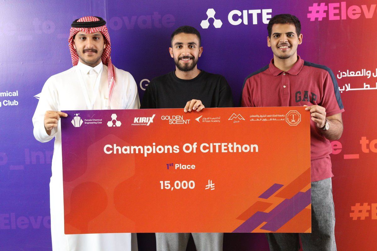 alispremium's tweet photo. الحمدلله على كل حال🥇 #citethon #CITE2025 https://t.co/F4RblBJu4p