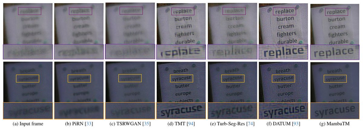 MambaTM is our latest image restoration method for atmospheric turbulence

To appear <a href="/CVPR/">#CVPR2025</a> 2025 (Highlight paper 13.5%)
arxiv.org/abs/2504.02697

- Learned phase distortion in the loop
- Mamba state-space model for speed

All credits to Xingguang Zhang <a href="/PurdueECE/">PurdueECE</a>