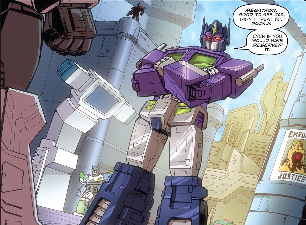 I love that SG Orion constantly pulls strings to get SG Megatron out of trouble 
#megop