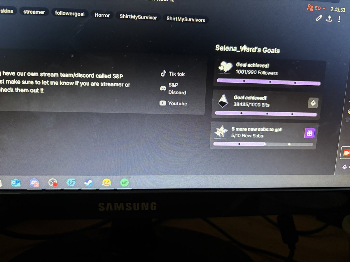 GhostiesBit3h's tweet photo. So I hit 1k followers!!!!! AHHHHH so shocked! 8 months of streaming and I’ve loved every moment! 

This Saturday is a 12 hour stream to celebrate!!! 

#twitchaffilate #twitchclips #twitchstreamer #vtuber #followergoal #StreamerCommunity #TikToker #discord https://t.co/olDix2pztO