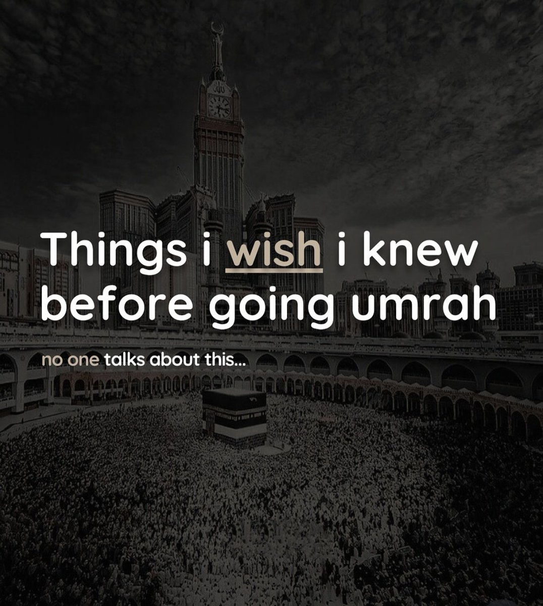 Mahdii_365's tweet photo. THINGS I WISH I KNEW BEFORE GOING FOR UMRAH !

-Thread- https://t.co/64rOfBYEDY