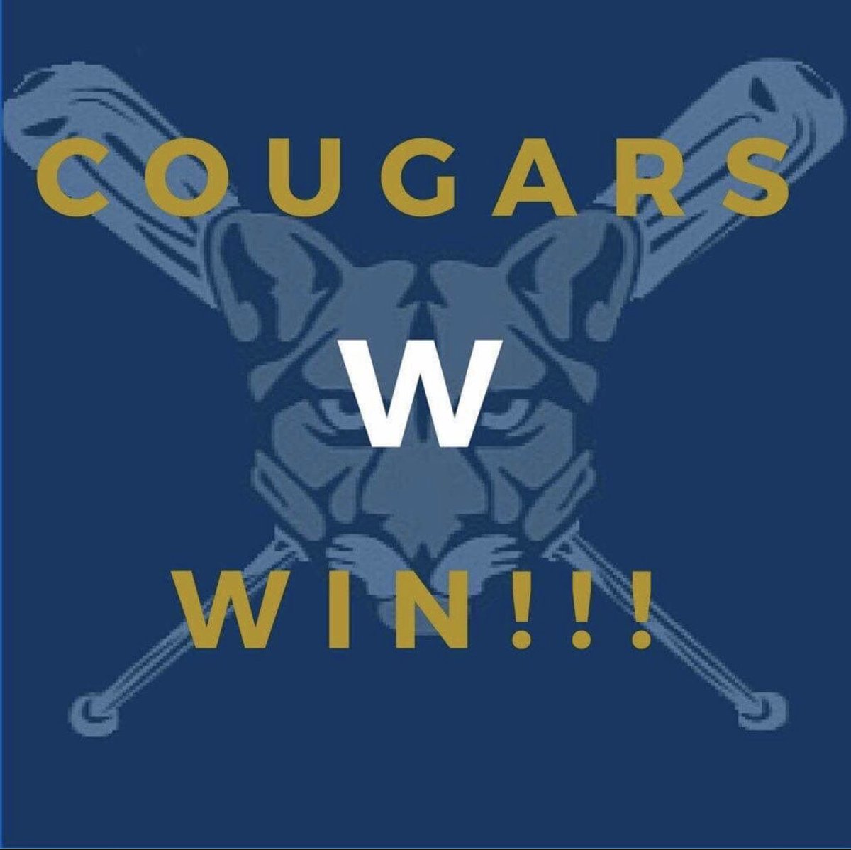 Cougars defeat Adams 12-3. S Kress threw 5 inn, w/0 earned runs &amp; 8 K. B Kmiecik threw 2 shutout inn w/4 K. J Davis had 2 hits &amp; 3 RBI. R Robinson &amp; J Daniels  scored twice. Kmiecik added 2 RBI. 2-3 on the season. Back at it tomorrow vs Goshen @ Bear Tolmen Field.
#RiseandROAR