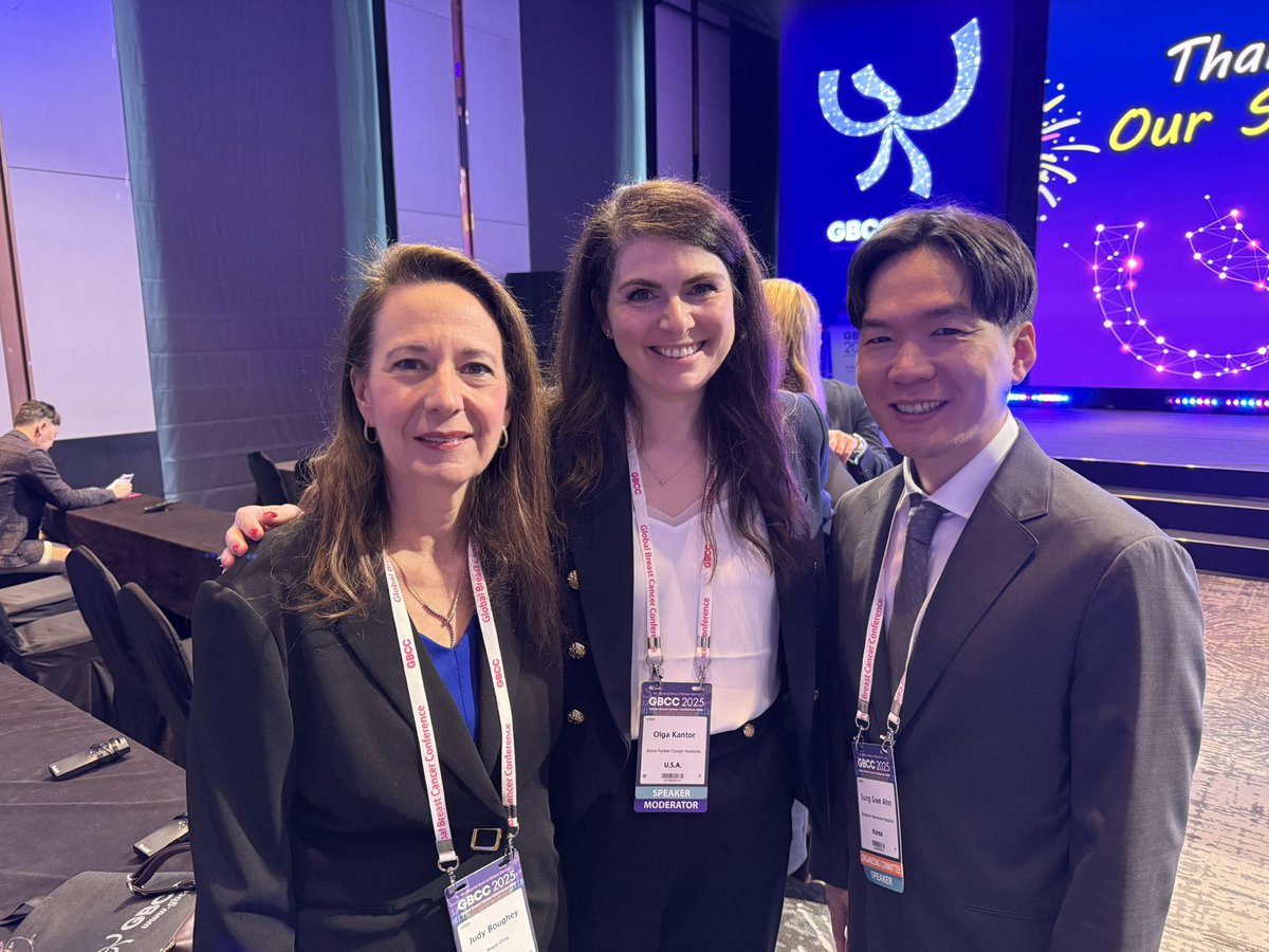 Judy Boughey (@drjudyboughey) on Twitter photo Delighted to be plenary speaker at #GBCC2025. Great to catch up with <a href="/OKantorMD/">Olga Kantor MD, MS, FACS</a> and meet lots of great speakers and breast cancer physicians. Delighted to be plenary speaker at #GBCC2025. Great to catch up with <a href="/OKantorMD/">Olga Kantor MD, MS, FACS</a> and meet lots of great speakers and breast cancer physicians.