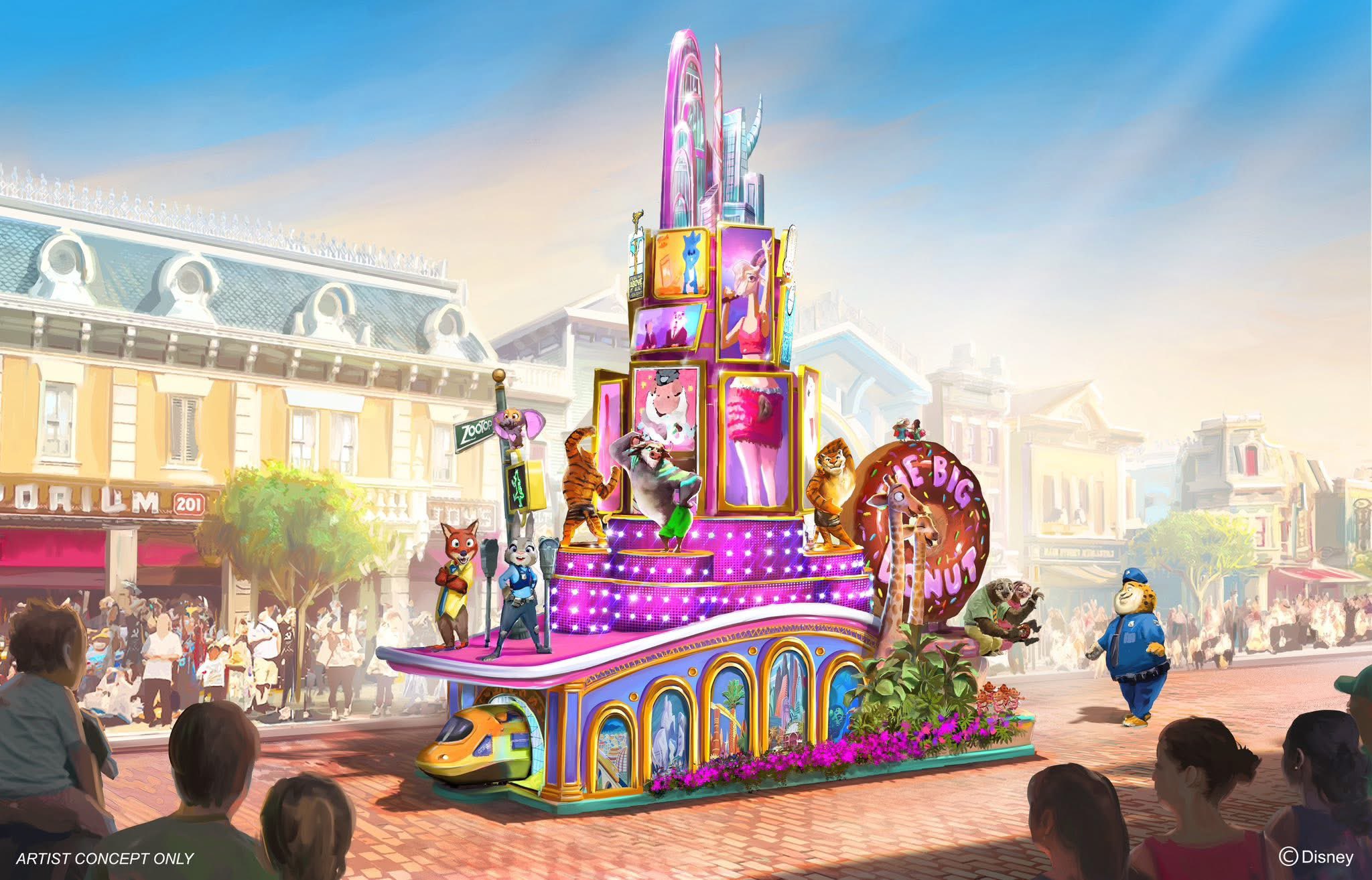 Disney AQUOSwish2 AQUOS wish ケース ディズニー ズートピア