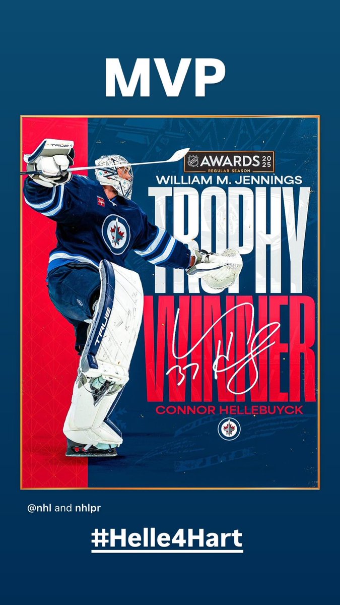hustlerama's tweet photo. That’s a wrap on the greatest regular season in #NHLJets history!  #Helly4Hart https://t.co/o1GAzNh5jS