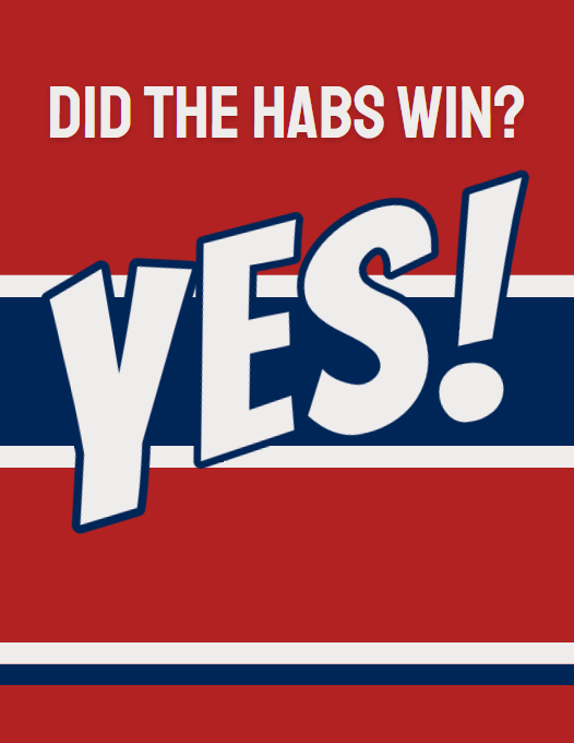 DidHabsWin's tweet photo. GAME 82:  40-31-11
PLAYOFFS, BABY!!!
@Canes 2, @CanadiensMTL 4 #GoHabsGo https://t.co/eoXZTMqN9b