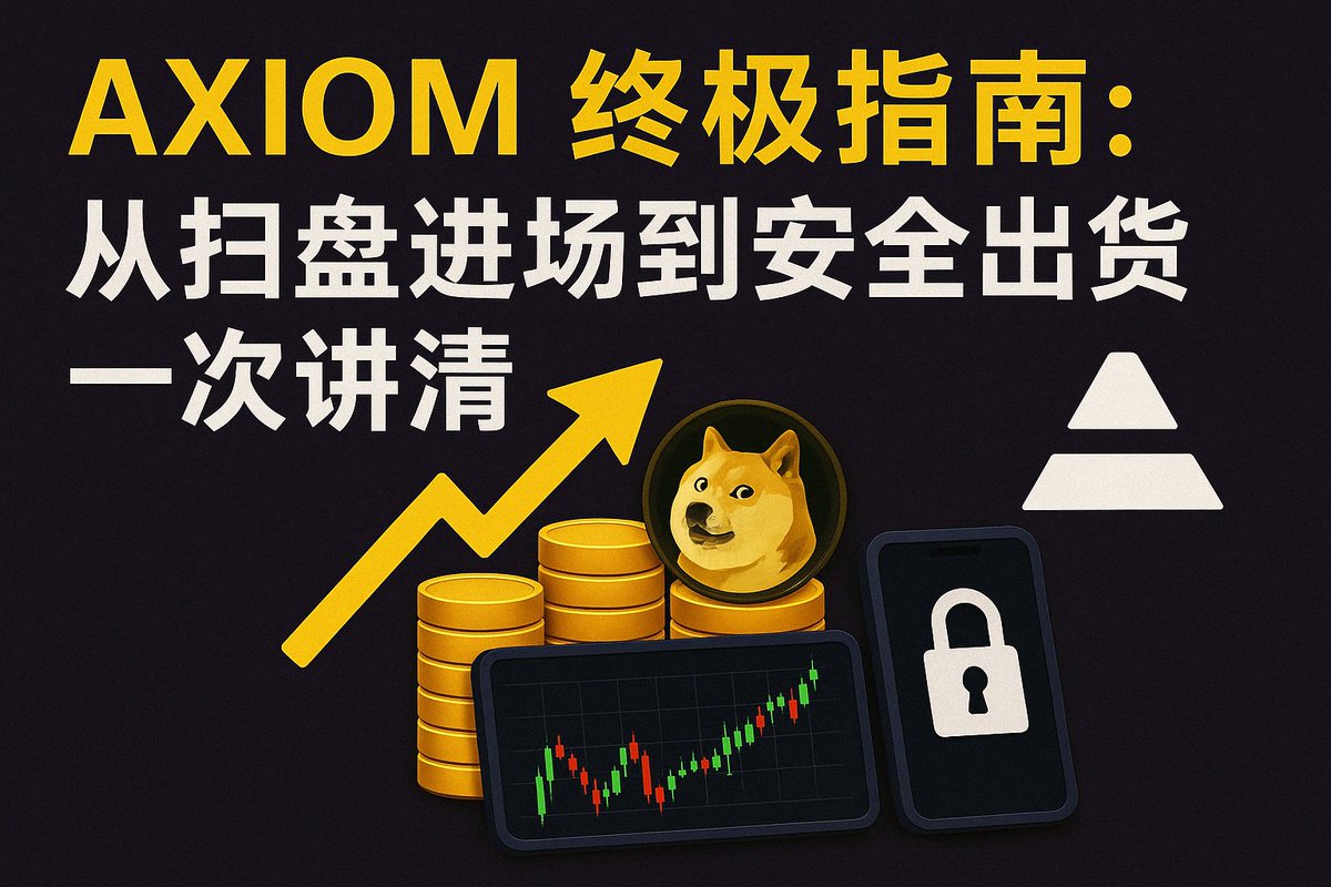 axiom的三个优势- 速度快，是所有交易软件里面最快的- 功能全，支持止盈止损单，x自定义track等- 安全性高，项目方实名，钱包三方托管，可以自己导出私钥（其他bot比如gmgn无法导出私钥）  欢迎使用Biteye邀请码，有10%的优惠