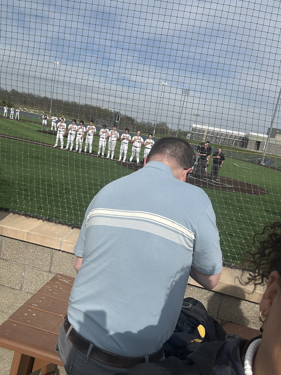 I got a couple innings in before my meeting!