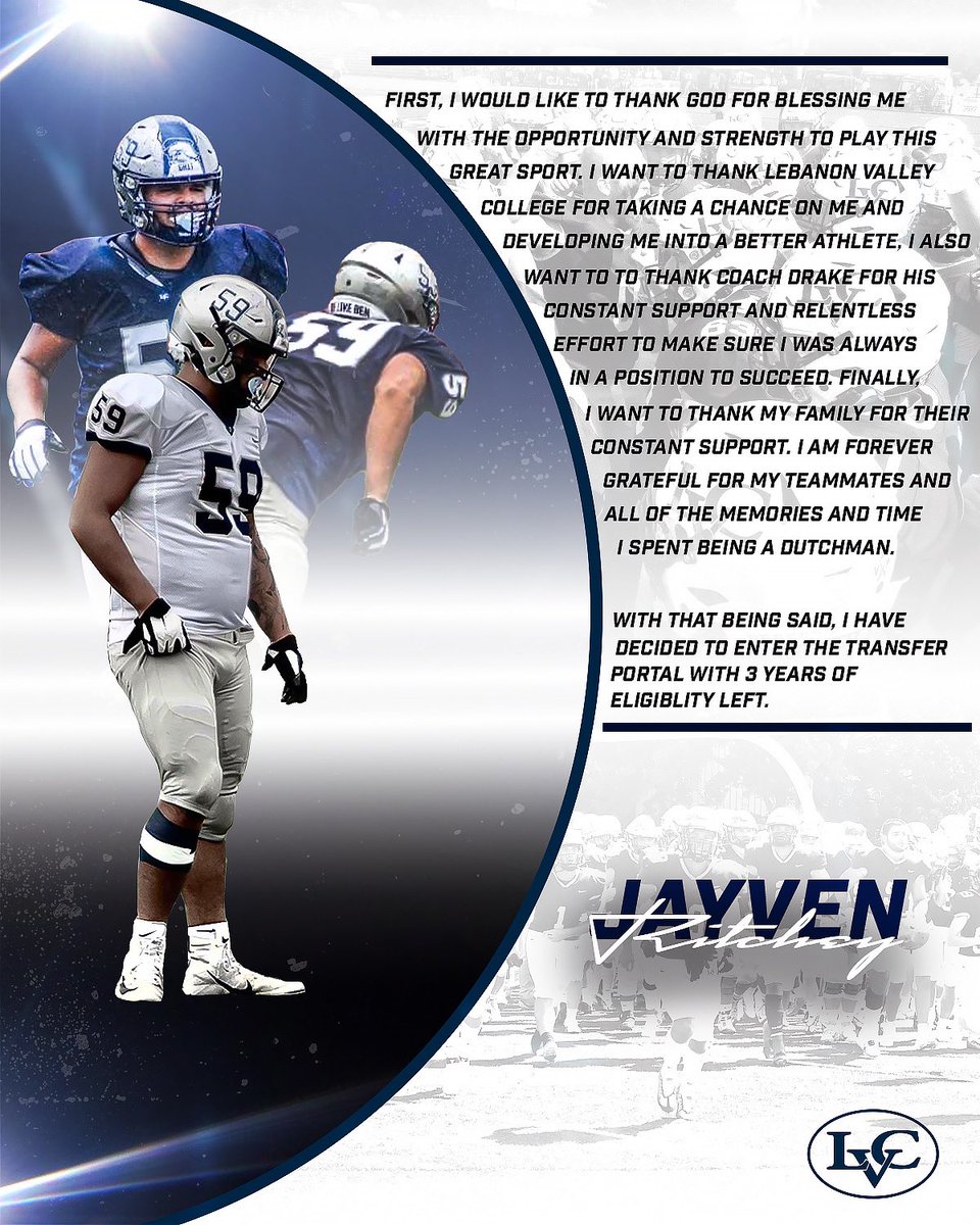 Thank you LVC. 
6’4 230lbs 3 years of eligibility remaining.