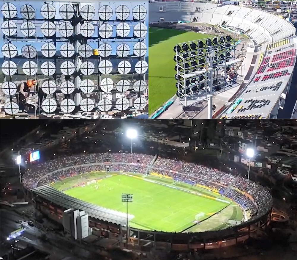 RokeeLighting's tweet image. International standard sports field lighting project from Mexico.

Using our 256pcs 1200W LED Sports light.

From Dialux lighting design to installation guidance.

We are ready to customize solutions for your project. 👏💯#1200WSportsLight #StadiumLight #led #floodlight