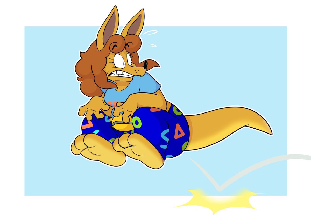 Big thanks to <a href="/Kabula_AcTN/">[Kabula]</a> for drawing Maxie here! (She probably is getting away from some store she destroyed🤣)