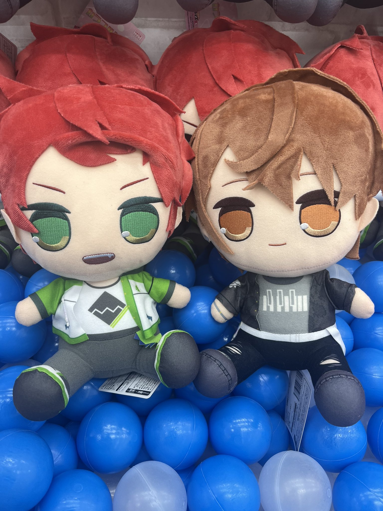 カラフルピーチ 大きなビッグぬいぐるみ 2個セット カラフルピーチ