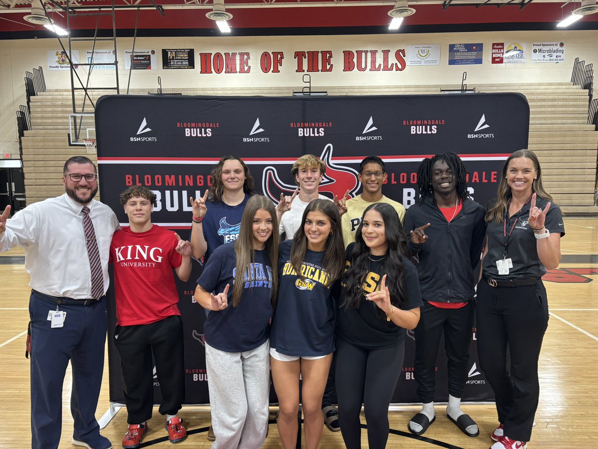 Bdale Athletics (@bdaleathleticbc) on Twitter photo Congratulations to our student athletes on their #SigningDay!! We are so proud and know you’ll do great things! 🤘 <a href="/BloomingdaleSHS/">Bloomingdale SHS</a> Congratulations to our student athletes on their #SigningDay!! We are so proud and know you’ll do great things! 🤘 <a href="/BloomingdaleSHS/">Bloomingdale SHS</a>